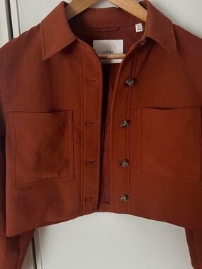 Aritzia Women's Orange and Brown Jacket